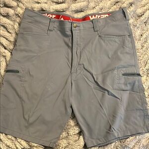 Wrangler Gray Cargo Shorts Durable Outdoor Wear